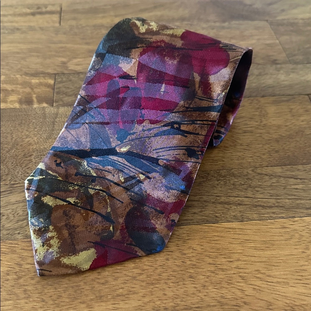 Multicolor Abstract Men's Tie